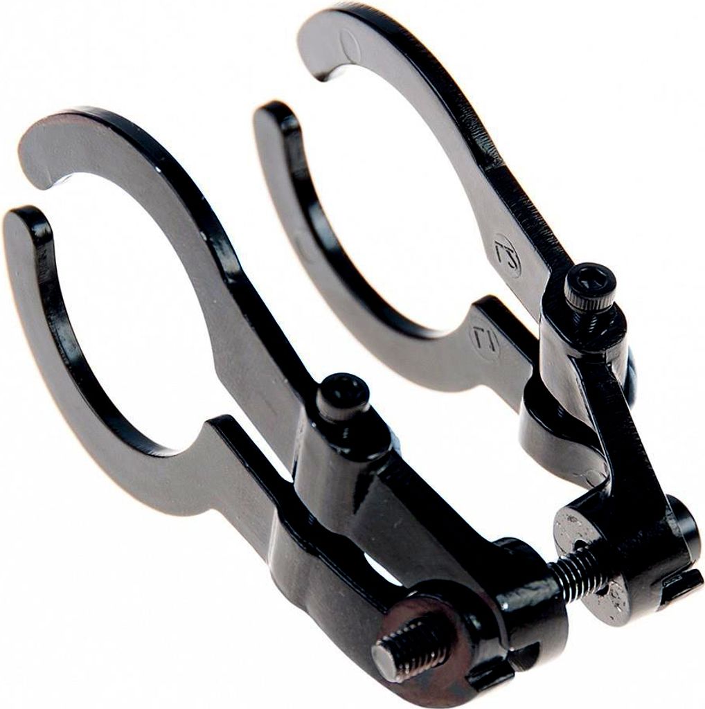 Herrmans 5502-0001 Lampenhalter Dual, Lenkerklemmung Produktbild 