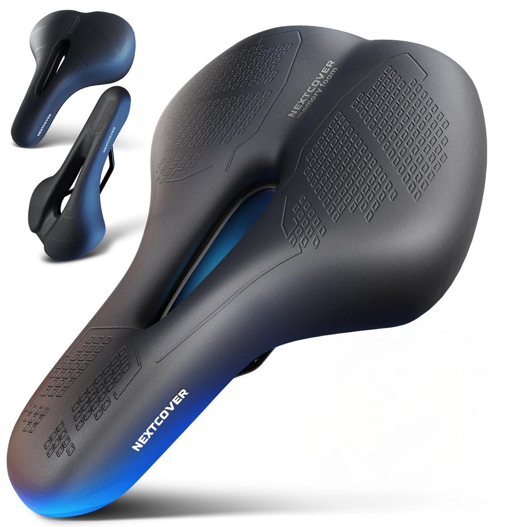 NEXTCOVER Fahrradsattel - Das Original - mit Memory-Foam 3.0 I maximaler Fahrkomfort I ergonomischer Fahrrad Sattel für Damen & Herren