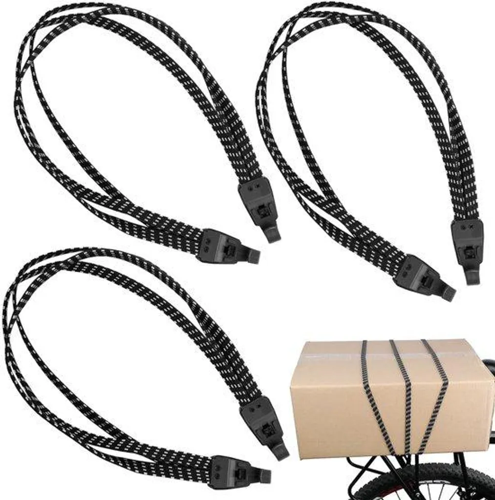 Sangle de fixation pour sacoche vélo et transport de colis en moto