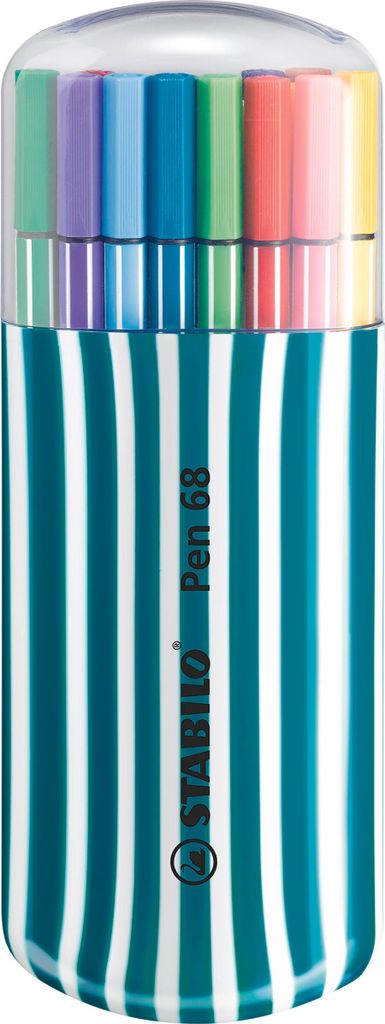 STABILO Premium-Filzstift -  Pen 68 - 20er Zebrui in petrol Produktbild 