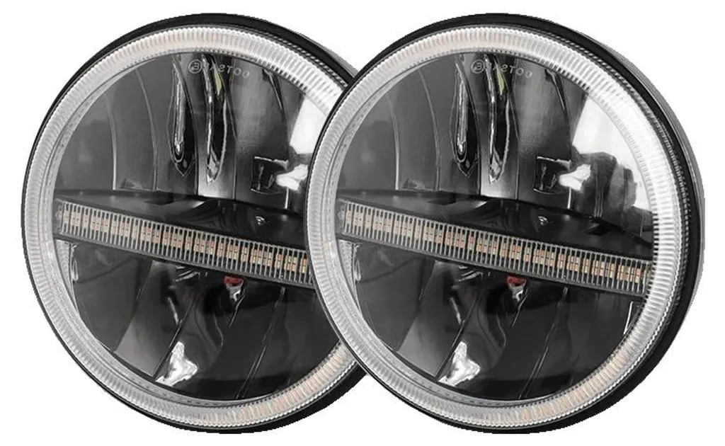 Phares LED 6000K haute luminosité, DRL et compatibilité système Canbus