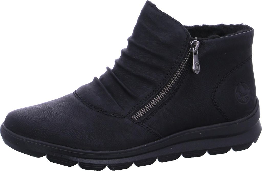 Rieker Schnür-,Zug-u.Schnallenstiefel in schwarz, Gr. 40 Produktbild 