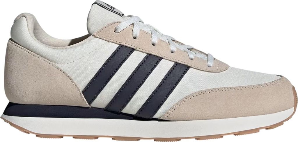 Adidas Run 60s 3.0 Classic Retro Sneaker Sportschuhe weiss/beige/blau IE3830, Schuhgröße:42 2/3 EU