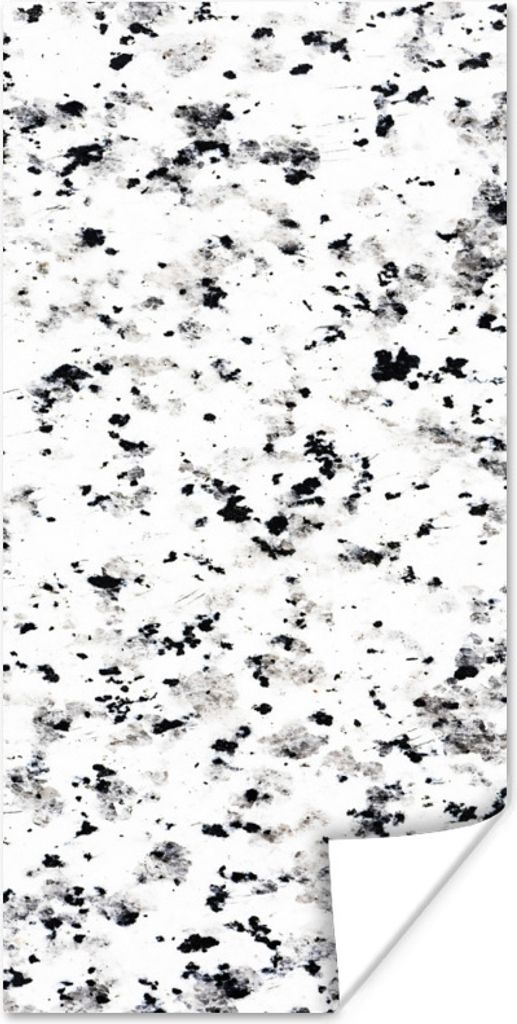 MuchoWow Poster Marmor - Punkte - Weiß 60x120 cm - Wandschmuck