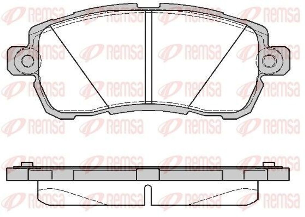 REMSA Bremsbeläge Satz Vorne Bremsklötze für FORD KA+ Schrägheck (UK, FK) 1728.00