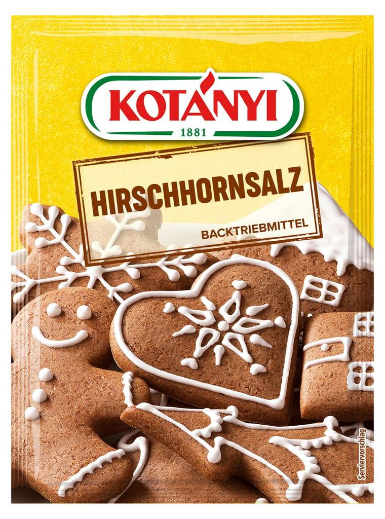 Kotanyi sól z rogu jelenia zaczyn idealny do ciastek 50g Zdjęcie produktu 