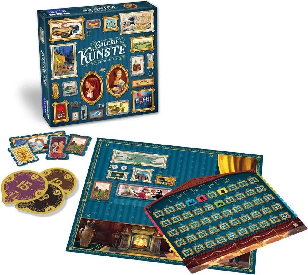 HUCH! | Galerie der Künste | Besonderes Familienspiel | 116 Produktbild 