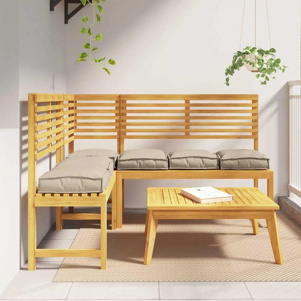 Coussins de salon de jardin pour mobilier palette 40x40 Taupe x6