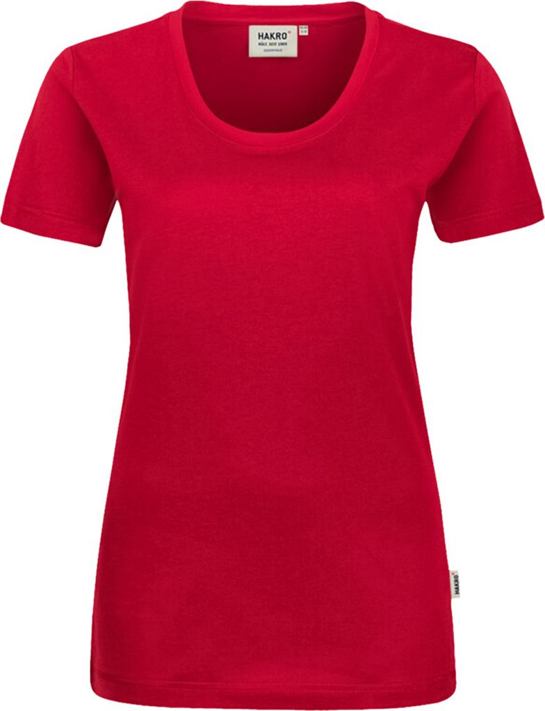 HAKRO Damen T-Shirt Classic 127, rot, 3XL