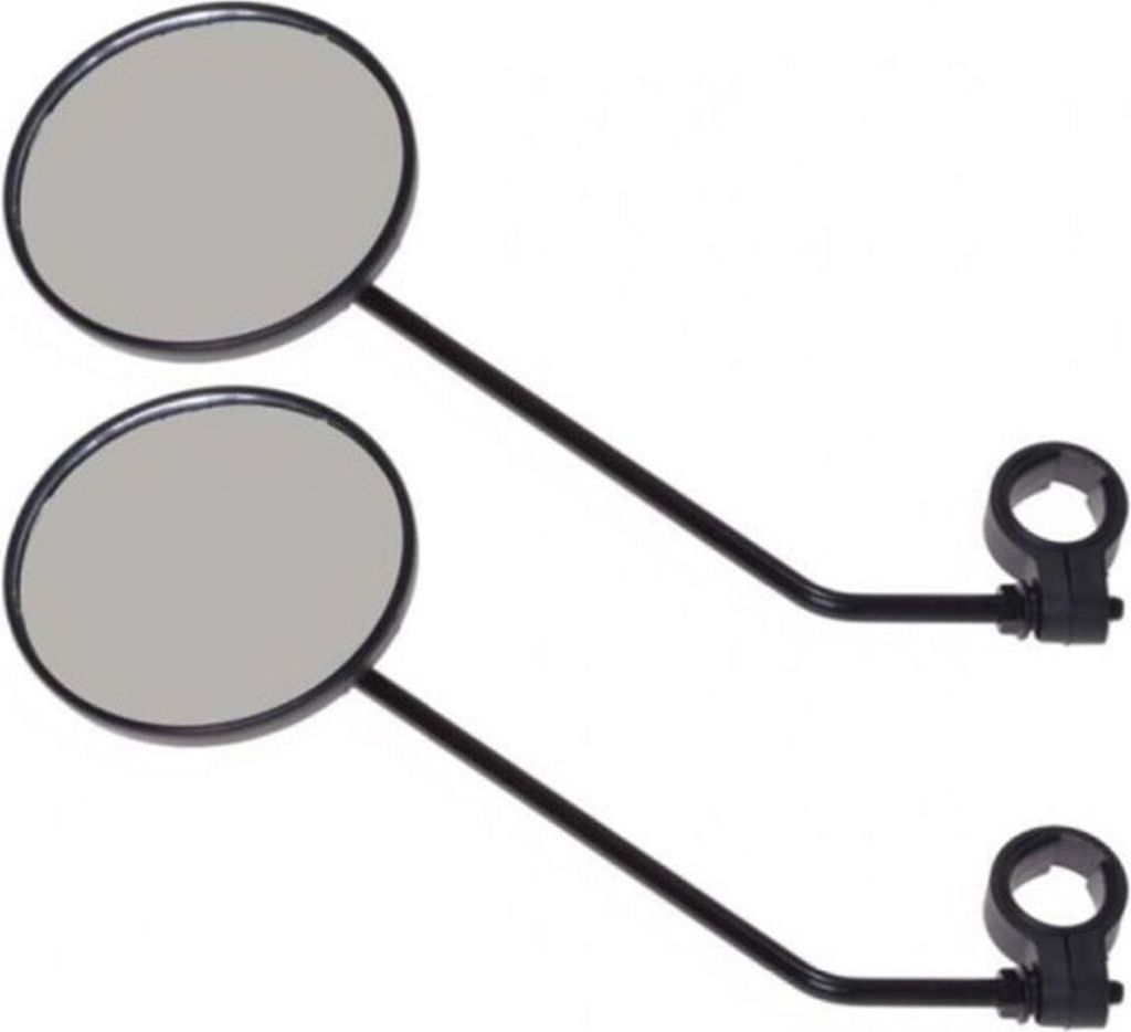 2er Set Fahrradspiegel Rückspiegel Lenkerspiegel schwarz Produktbild 