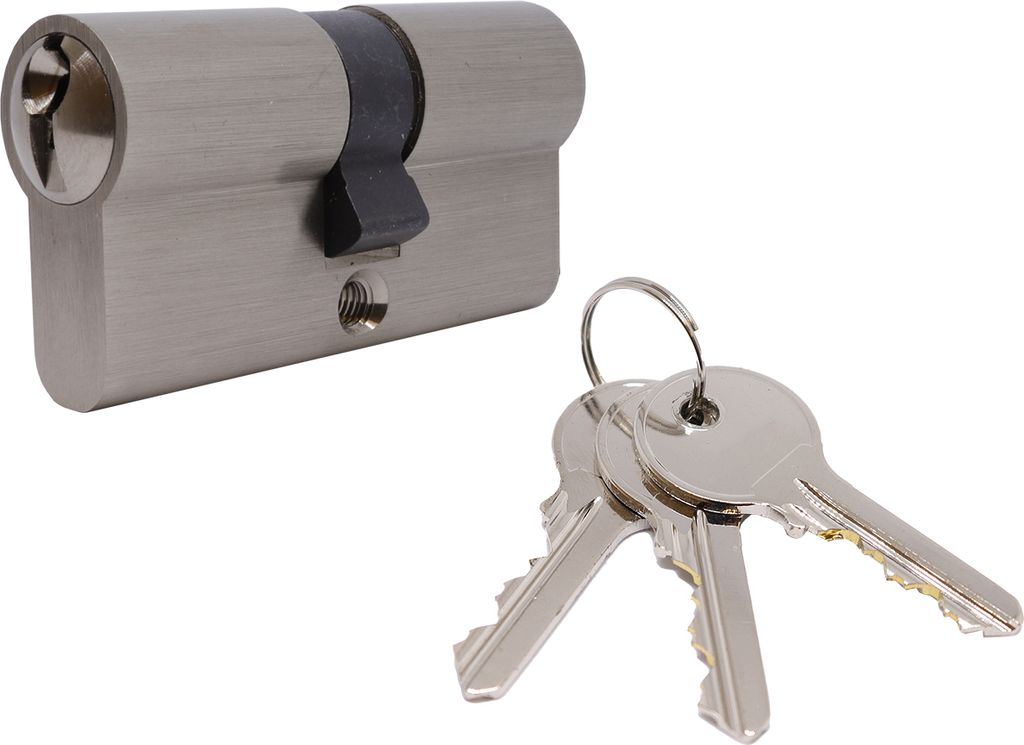 Profilzylinder 30 / 30 mm Gleichschließend für z.B. Wovar Kastenschlösser - Pro stück