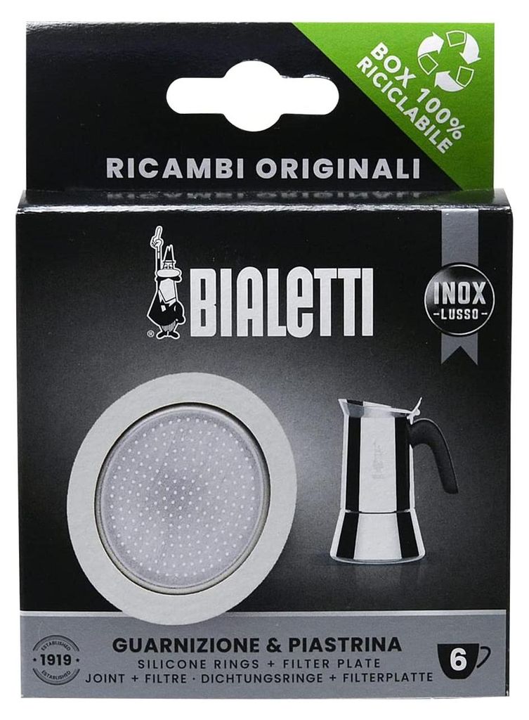 Bialetti 1 joint en silicone + 1 filtre pour 6 tasses de Image du produit 