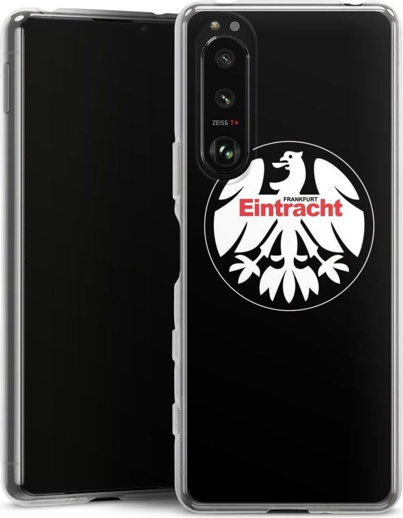 DeinDesign Handyhülle für Sony Xperia 5 III Silikon Hülle Case Smartphone Schutzhülle Eintracht Frankfurt Offizielles Lizenzprodukt SGE