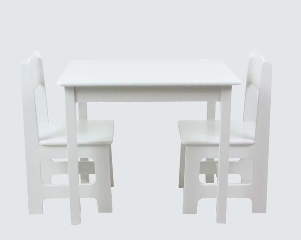Kindersitzgruppe Kindertisch & 2 Stühle Kindermöbelset Produktbild 