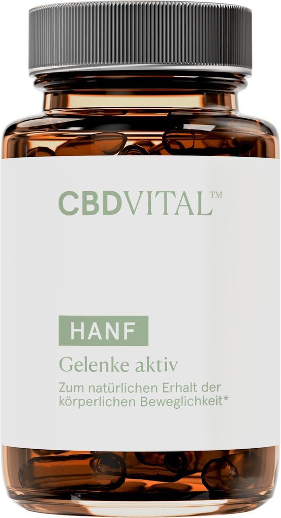 CBD VITAL - Gelenke aktiv Komplex | 60 Kapseln | Glucosamin, Chondroitin & MSM