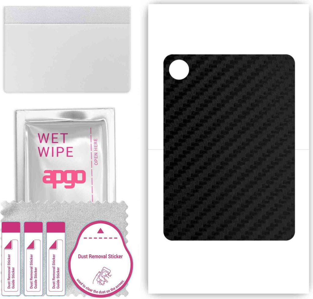 apgo Rückseite Schutzfolie, Skin, kompatibel mit Vivo iQOO Pad, Hinten Displayschutzfolie aus Vinylfolie, kratzfest, einfache Montage - Schwarzer ...