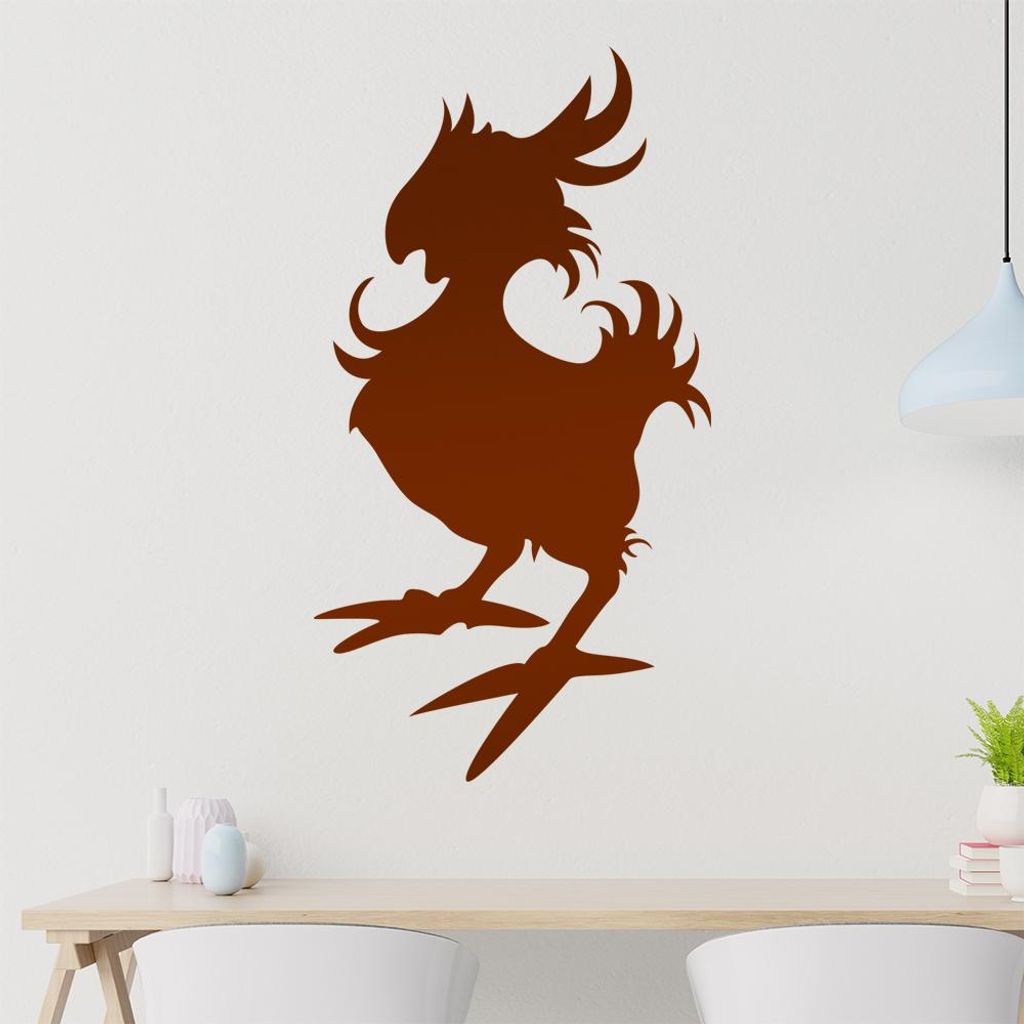 Kiwistar Kücken Huhn Vogel Wandtattoo in 6 Größen - Wandaufkleber Wall Sticker - Dekoration, Küche, Wohnzimmer, Schlafzimmer, Badezimmer