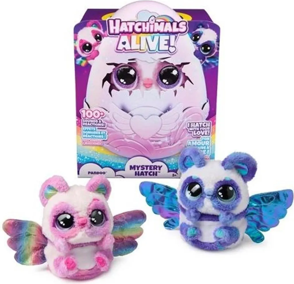 Hatchimals Mystery Panda Pandoo Alive - Éclosion Magique et Sonore