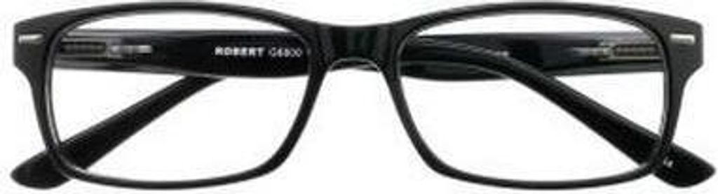 Lesebrille ROBERT, schwarz, +1.50 dpt mit Etui