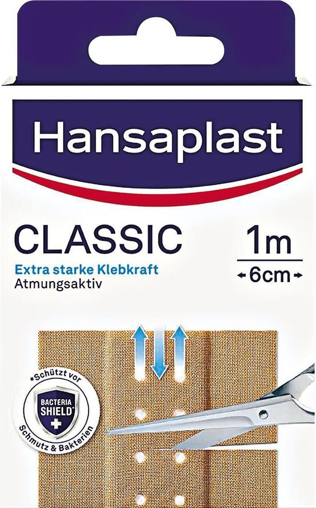 Hansaplast Pflaster CLASSIC 1009227 6cmx1m Produktbild 