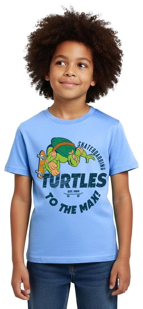 Spreadshirt Ninja Turtles Skatboarding Turtles Kinder Produktbild 