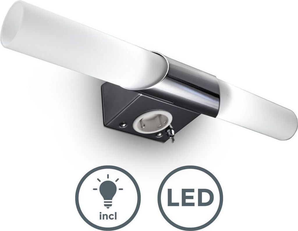 LED nástěnná lampa Zrcadlové světlo Koupelna Kovové sklo Obrázek produktu 9