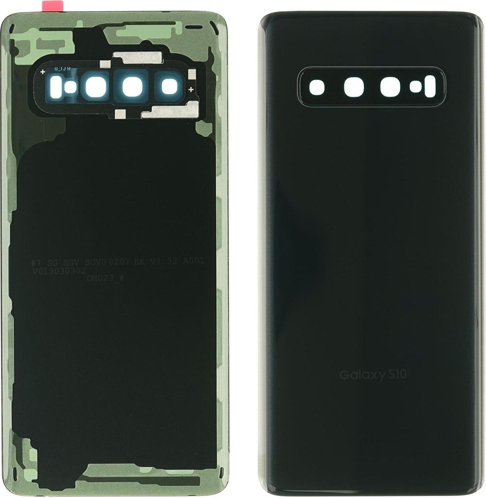 Gehäuse Rückseite für Samsung Galaxy S10 (SM-G973F), Schwarz