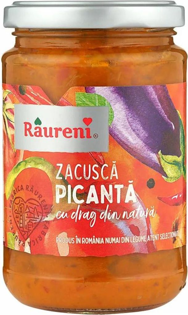 Raureni "Zacusca picanta" Gemüsezubereitung pikant 300g Produktbild 