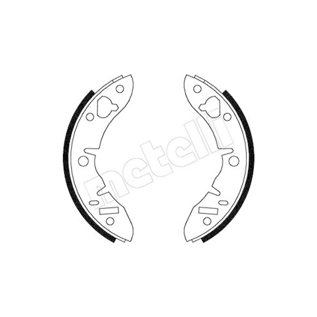 METELLI Bremsbackensatz Trommelbremse für ROVER MINI 177,8mm 53-0003