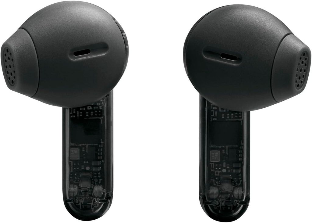JBL Tune Flex Ghost 2 – Kabellose In-Ear Kopfhörer mit adaptiver Geräuschunterdrückung, 48 Std. Spielzeit & IP54 Schutz – Ghost Black