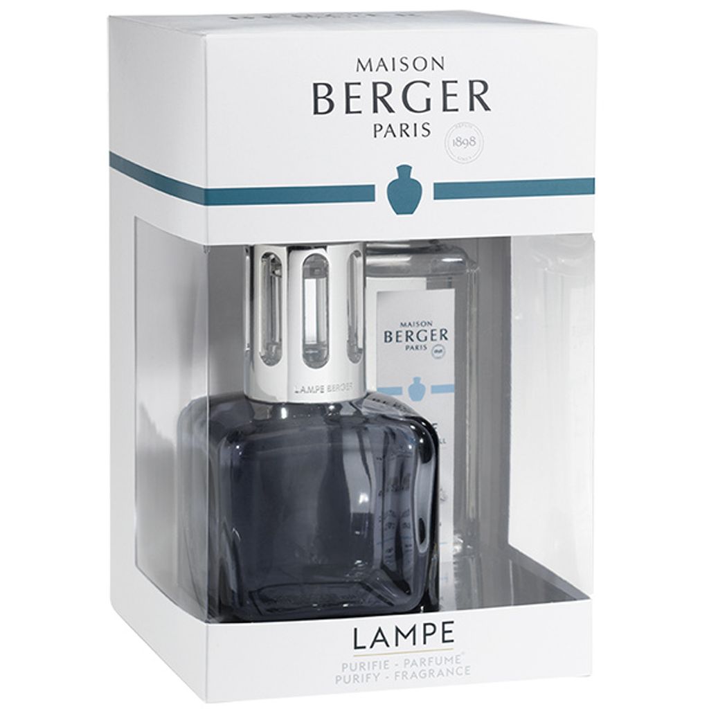 Geschenkset Katalysatorlampe Glacon grau + Nachfüllpackung Reiner weißer Tee 250 ml