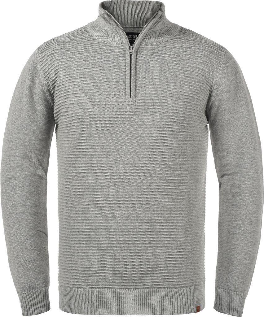 INDICODE IDRichard Herren Strickpullover Troyer Grobstrick Produktbild 