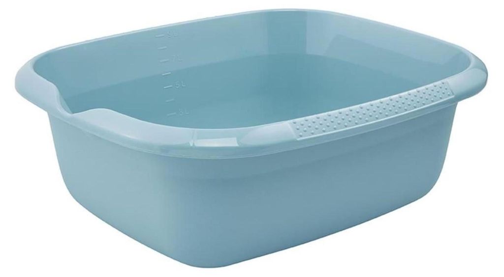 Keeper rechteckiges Waschbecken 9l blau Produktbild 