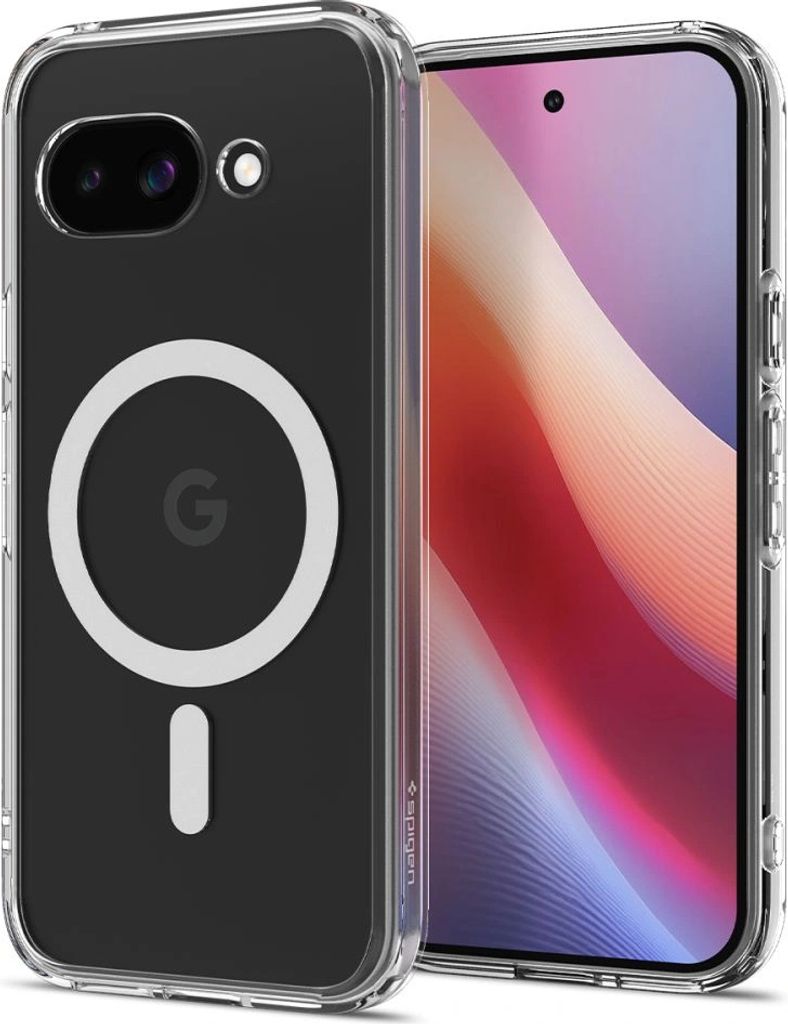 SPIGEN Spigen Ultra Hybrid Metal Ring (MagFit) Pixel 9a Case Clear White