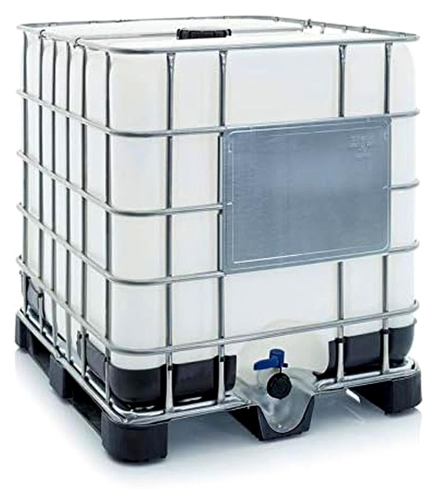 1000l IBC Regenwassertank auf PE-Palette (/Professionell Gereinigt)
