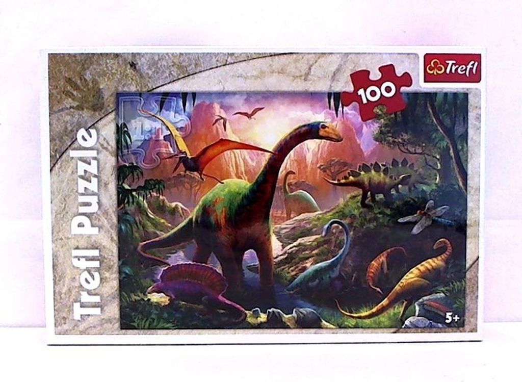 TREFL Puzzle Welt der Dinosaurier 100 Teile Produktbild 