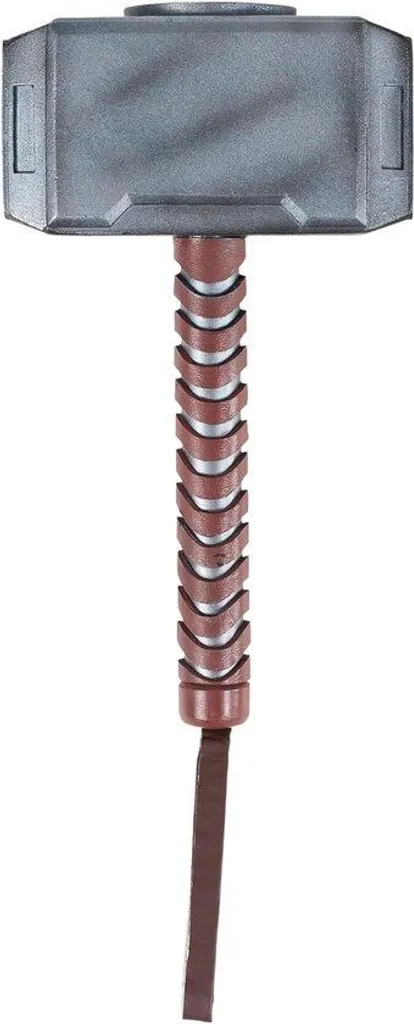 Marteau de Thor Argenté 30 cm - Mjolnir avec Finition Effet Métal
