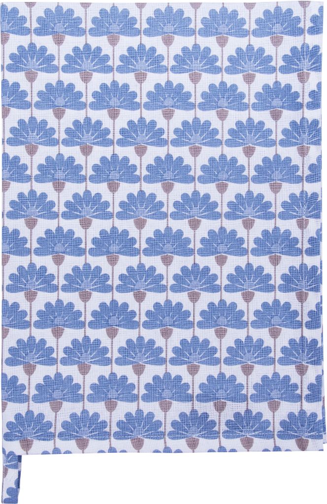 Krasilnikoff Geschirrtuch - Daisies, Blue