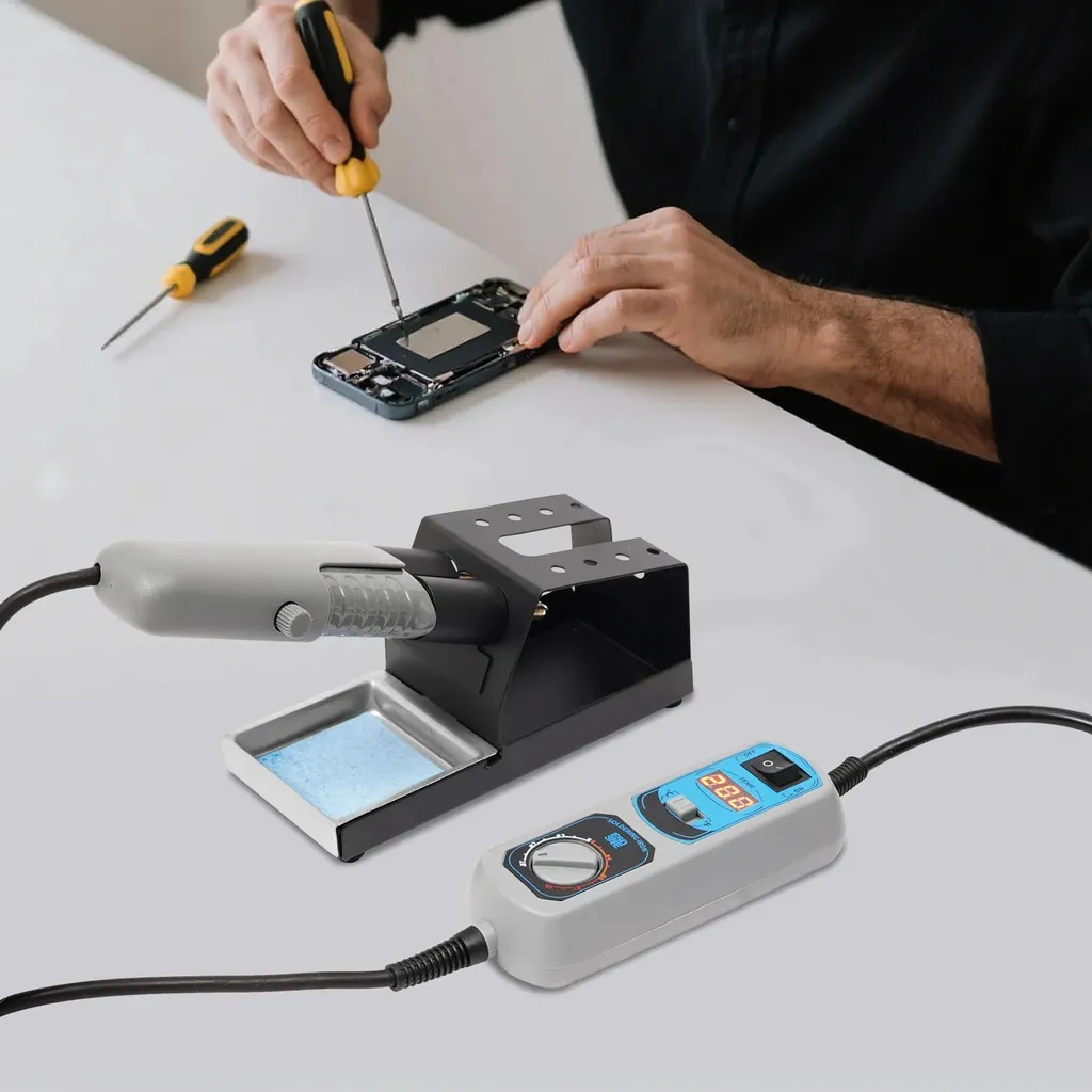 Poste à souder électronique avec écran LCD et double résistance 44W - 4