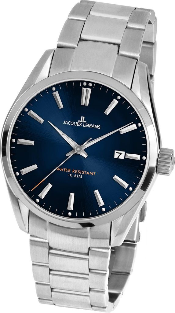 Jacques Lemans 1-1859G Derby Herrenuhr 40mm 10ATM