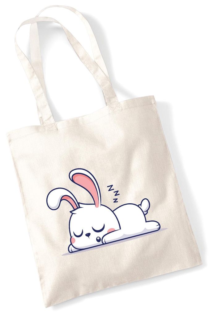 Huuraa Jutebeutel Hase Comic 10 Liter Natural Baumwolle Tasche Geschenkidee