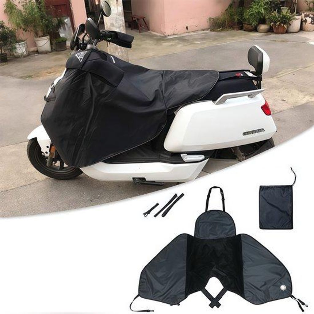 Universeller Fahrradschutz - Fleezende Knie- und Beinschoner - Wasserdichte und Winddichte Abdeckung - Fahrerschutz - Komfortable und trockene Deck...