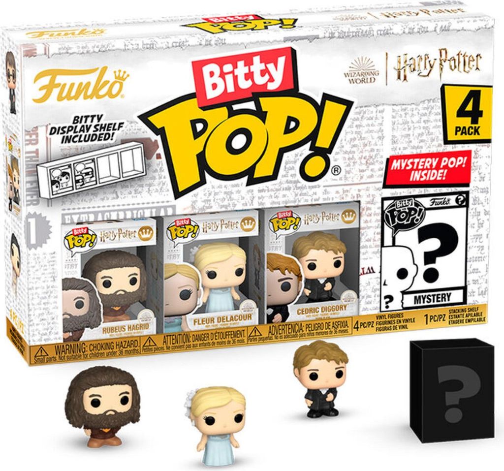 Harry Potter - Rubeus Hagrid Fleur Delacour Cedric Diggori Bitty Pop! Funko