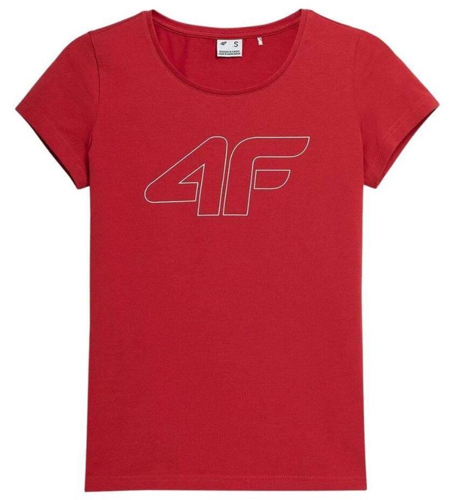 4F - "H4Z22" T-Shirt für Damen MR532 (S) (Rot)