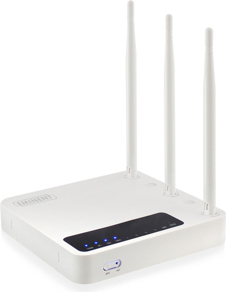 Eminent EM4500, Wi-Fi 5 (802.11ac), Dual-Band (2,4 GHz/5 GHz), Ethernet/LAN, Weiß