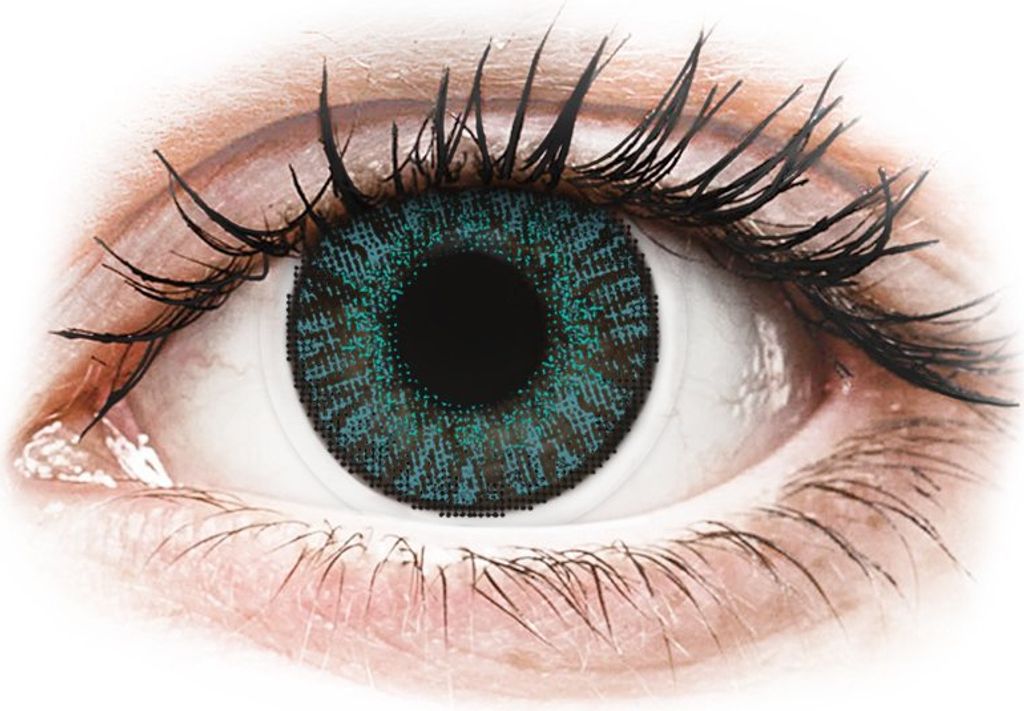 FreshLook ColorBlends Brilliant Blue - ohne Stärke (2 Linsen) Stärke: 0.00, BC: 8.60, DIA: 14.50