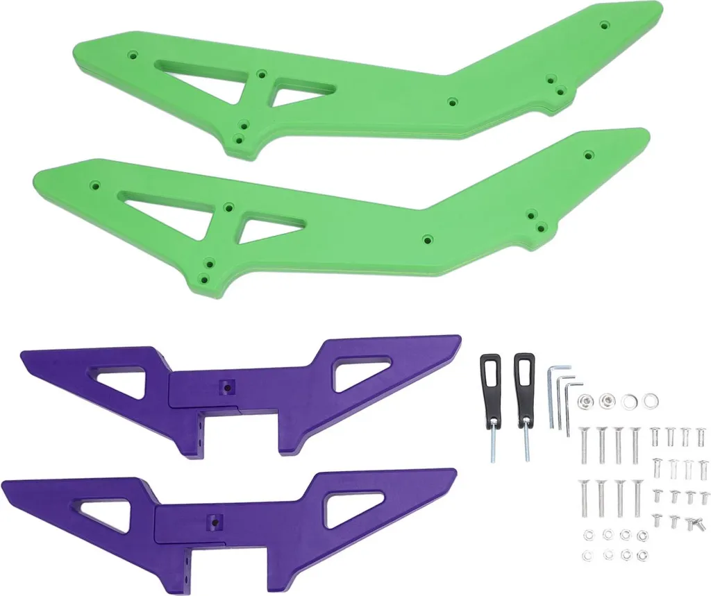 Support vélo de sol pour rangement garage réglable ABS Green sans fixer