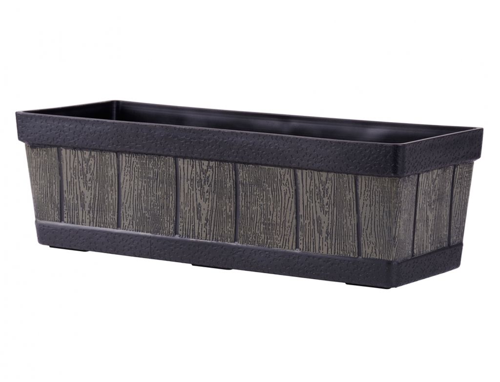 Nohel Garden Bloempot WOODEFF, natuurlijke decoratie, hout, Productafbeelding 