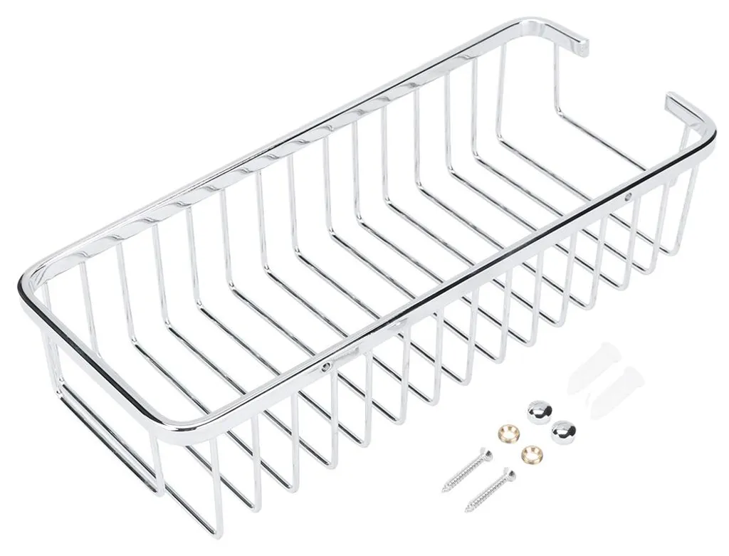 Support Shampoing et Après-Shampoing Mural Inox 30cm pour Douche