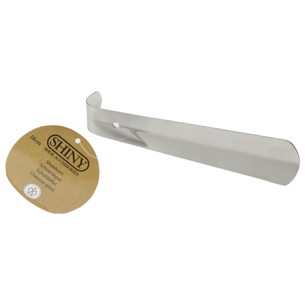 Schuhanzieher Schuhlöffel 18cm,  aus Edelstahl Produktbild 